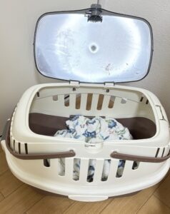 保護猫初心者が使用したキャリーケース